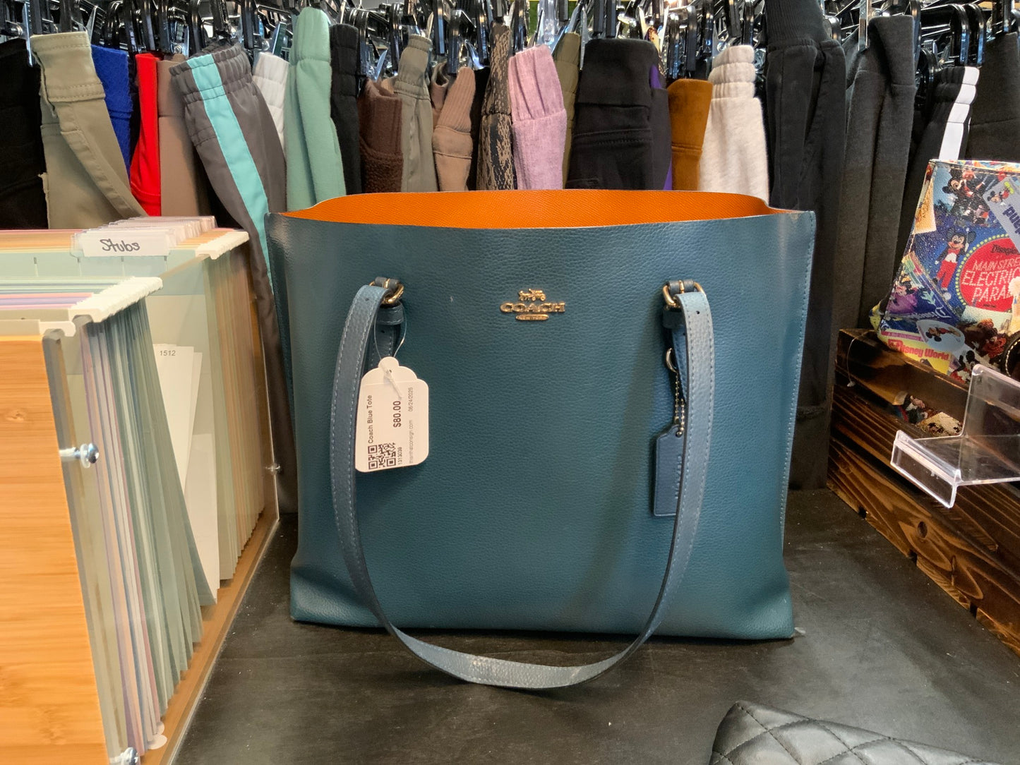 Coach Blue Tote