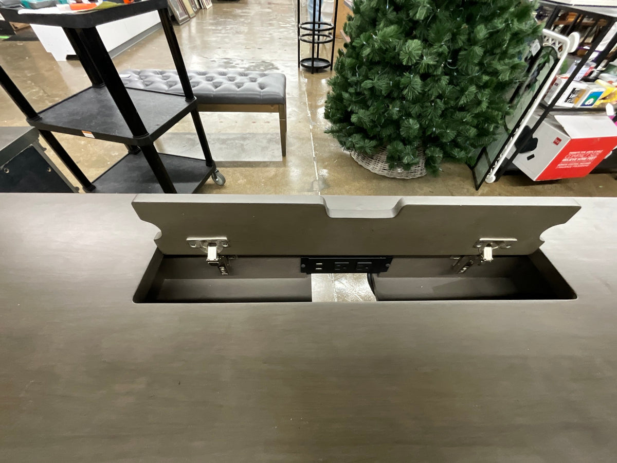 Aspen Home Grey Electric Lift Desk