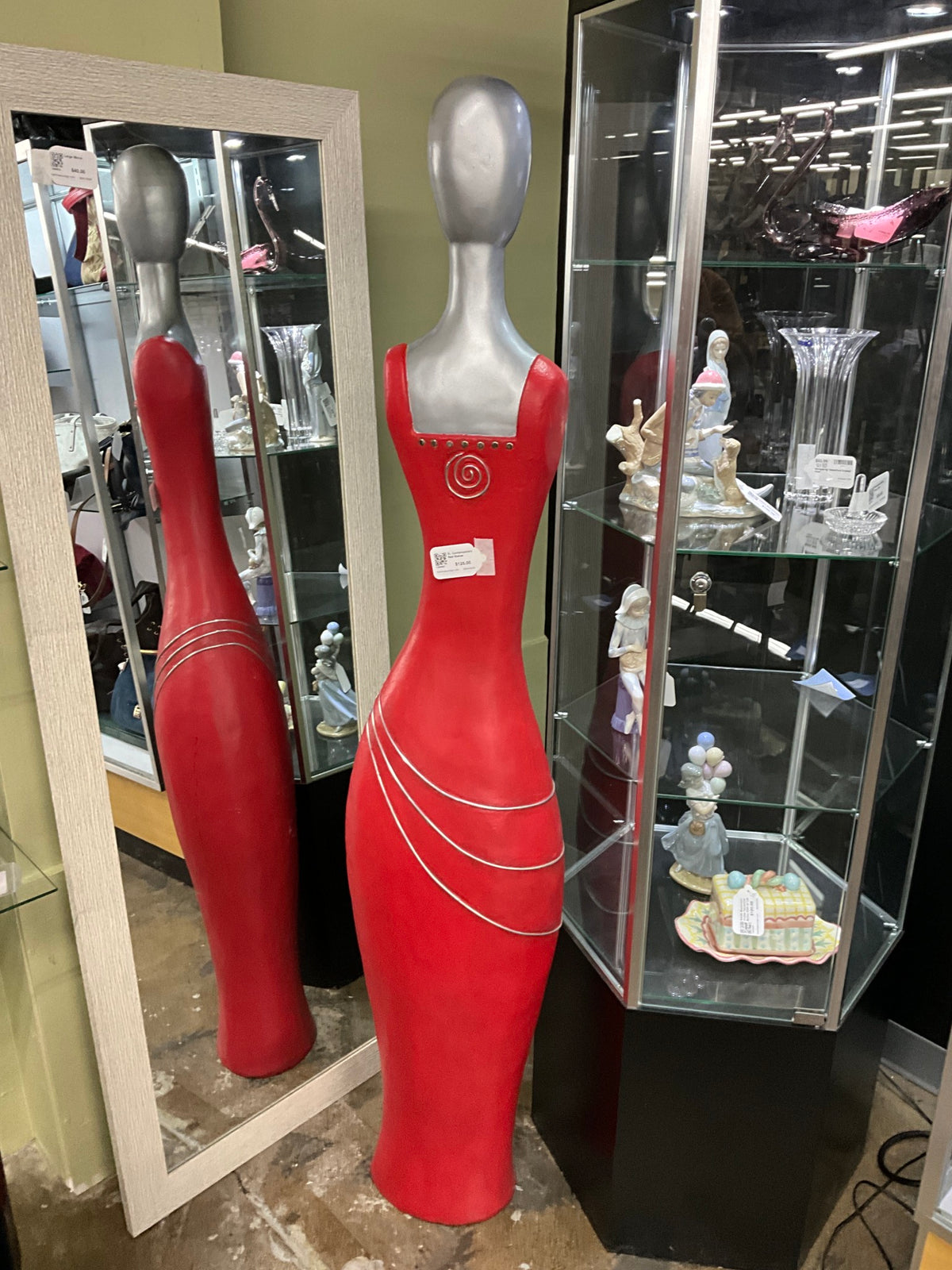 XL Contemporary Red Statue