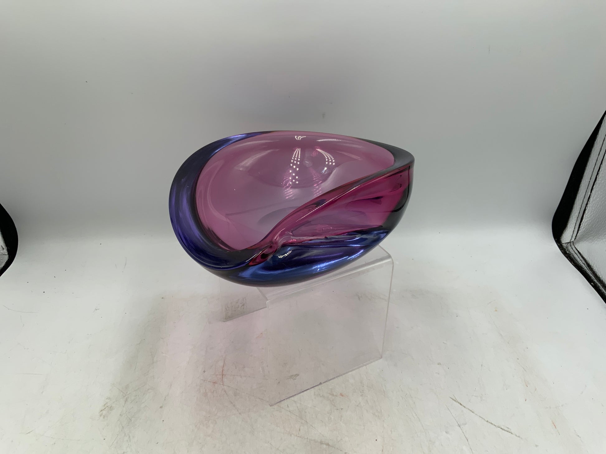 Murano Purple Glass Bowl