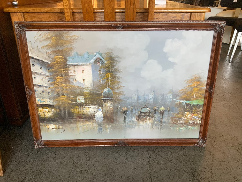R Saimon Oil Painting