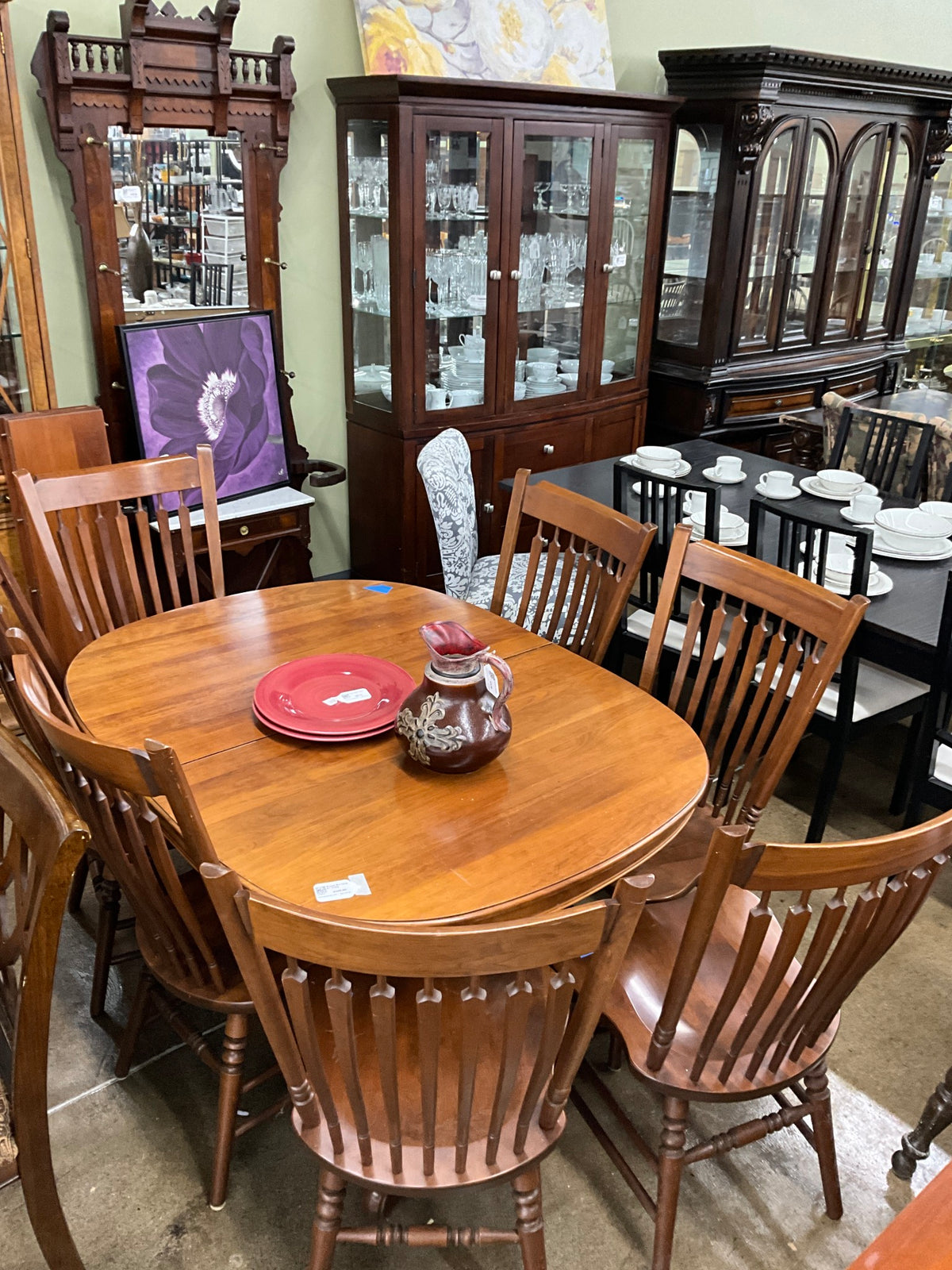 Richard Bro Table & 7 Chairs