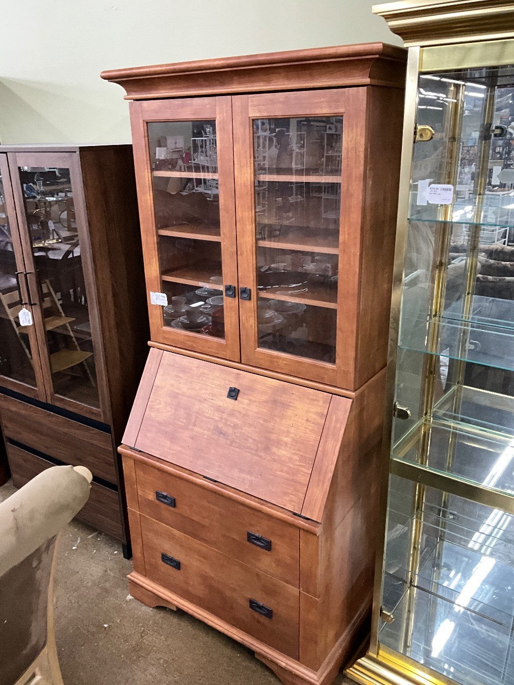 Sauder Light Wood Secretary Desk