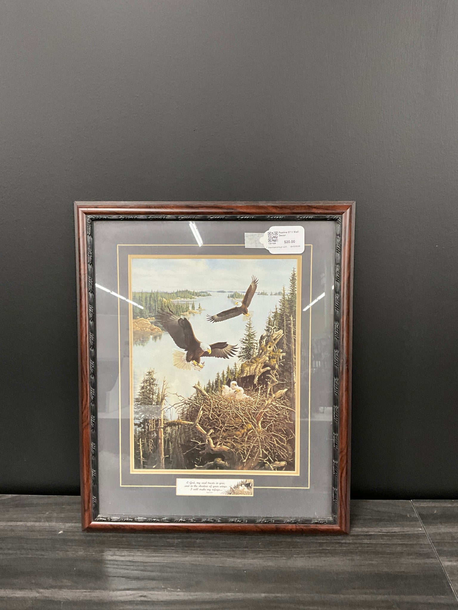 Psalms 57:1 Wall Decor