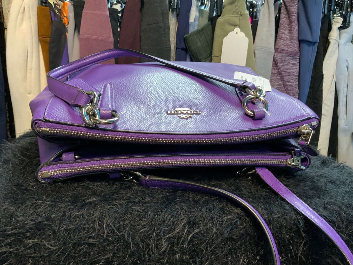 Coach Purple Handbag