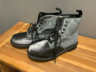 Grey Doc Martin Boots Sz. 9