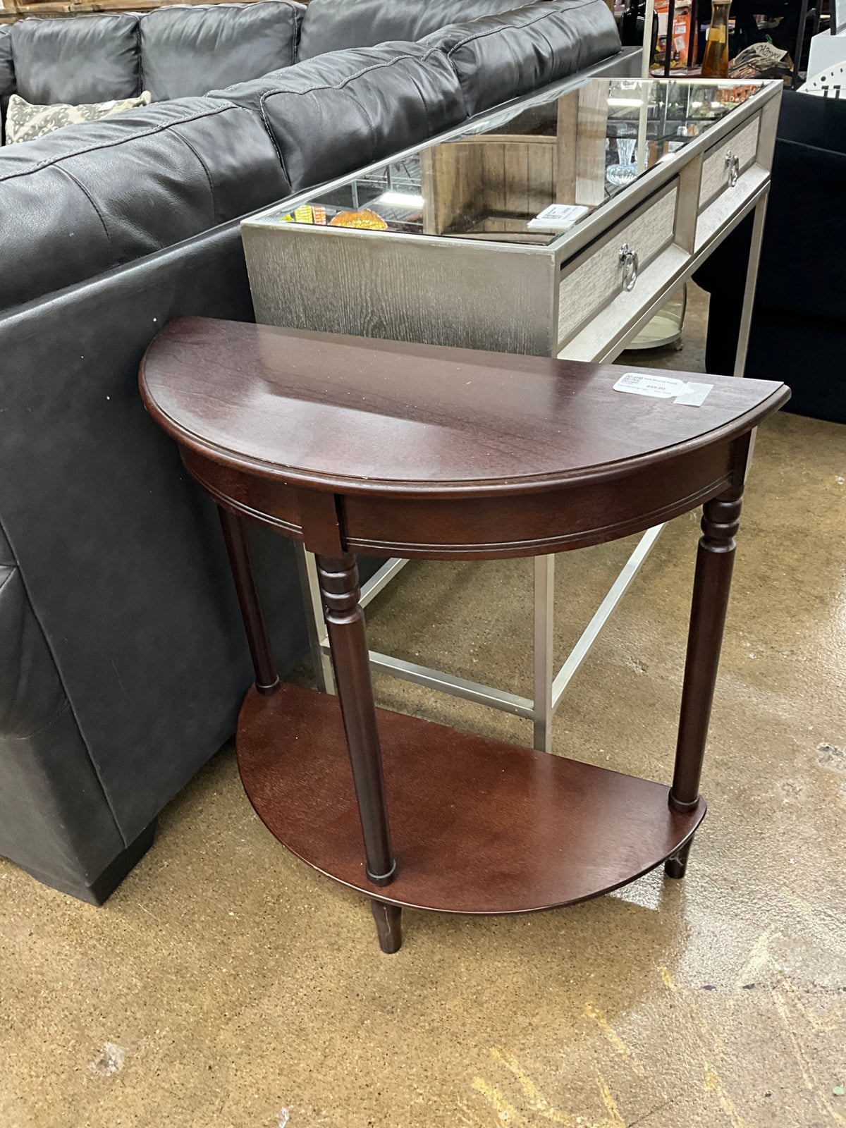 Half Round Table