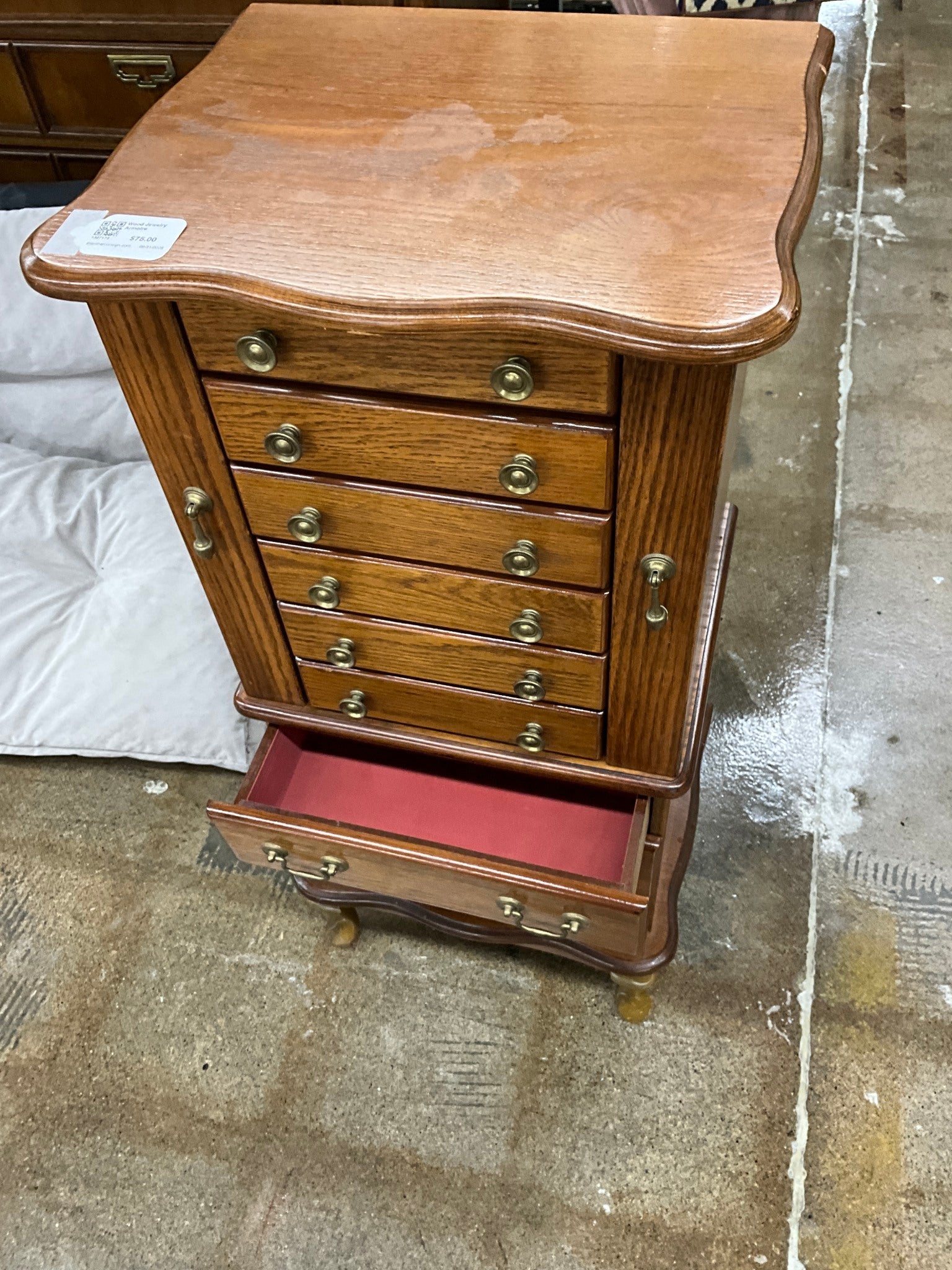Wood Jewelry Armoire
