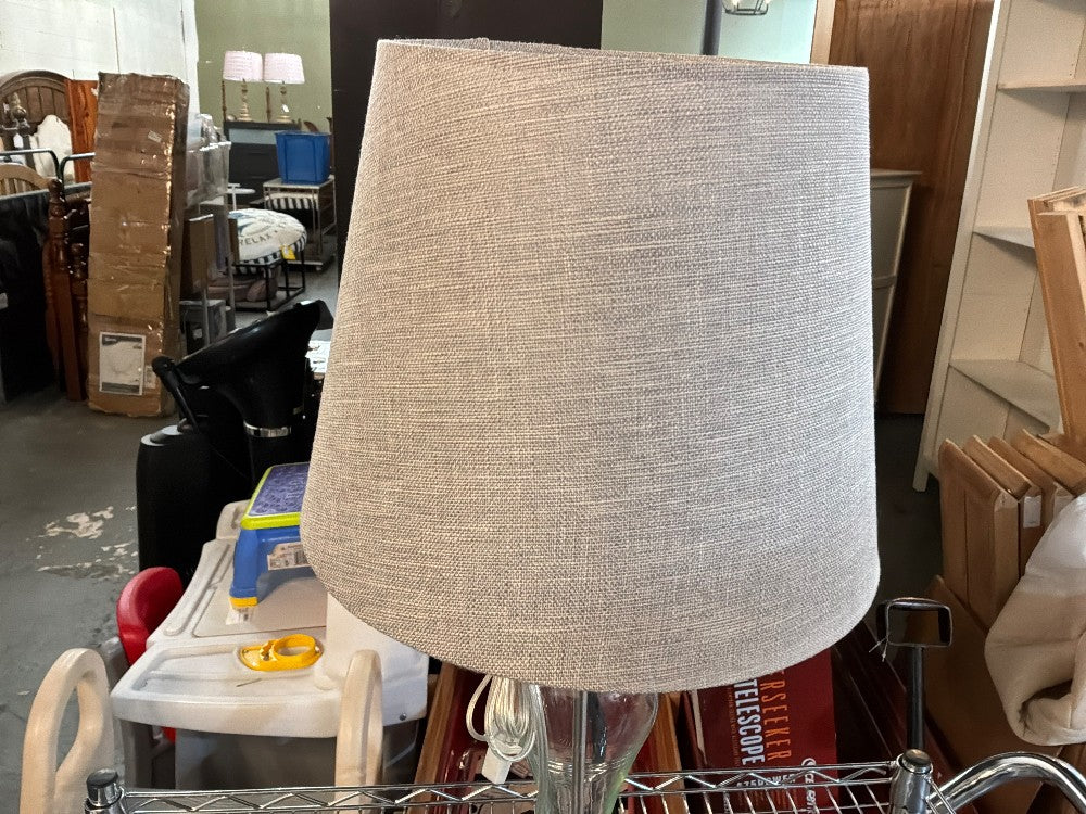 Glass Lamp W/ Acrylic Base