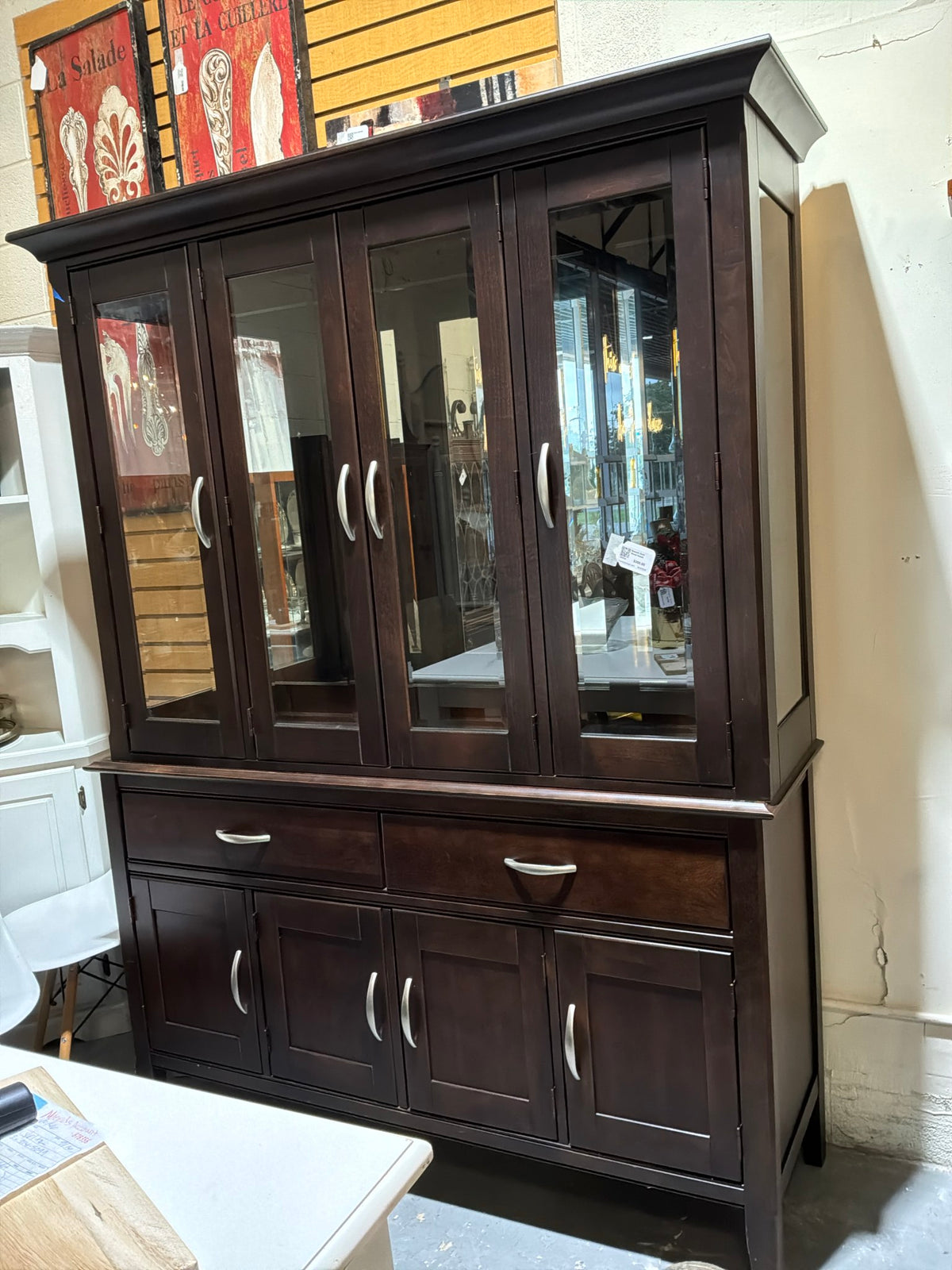 Bassett Dark Wood Hutch