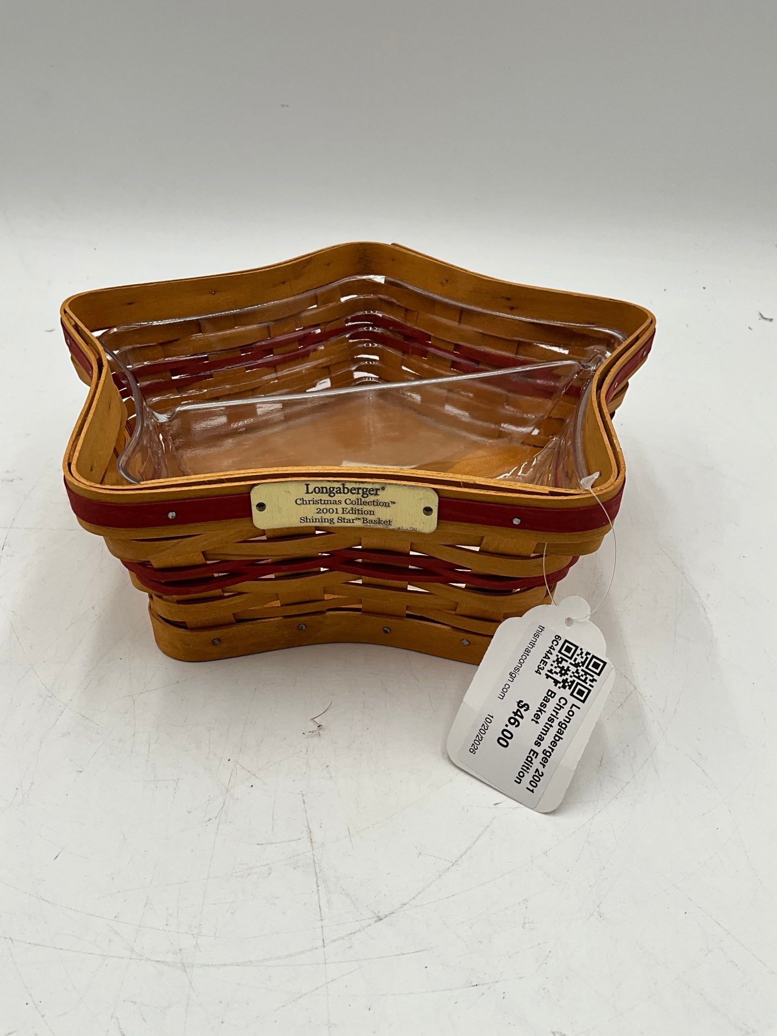 Longaberger 2001 Christmas Edition Basket