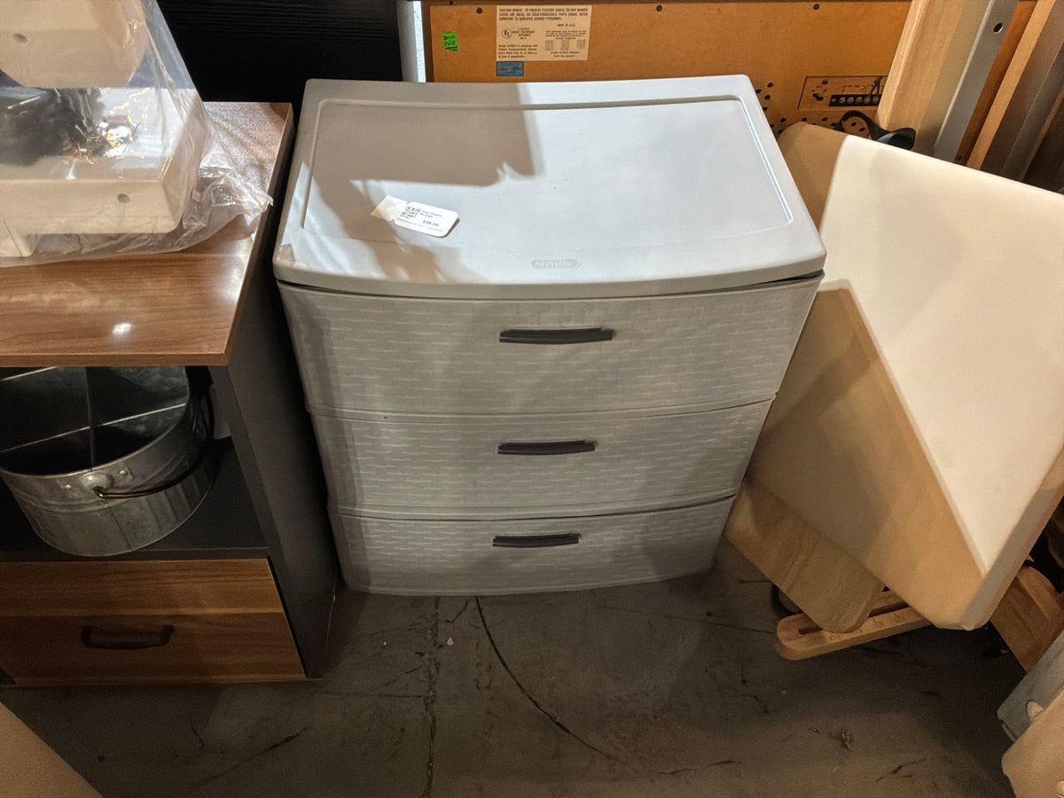 Grey Plastic Storage