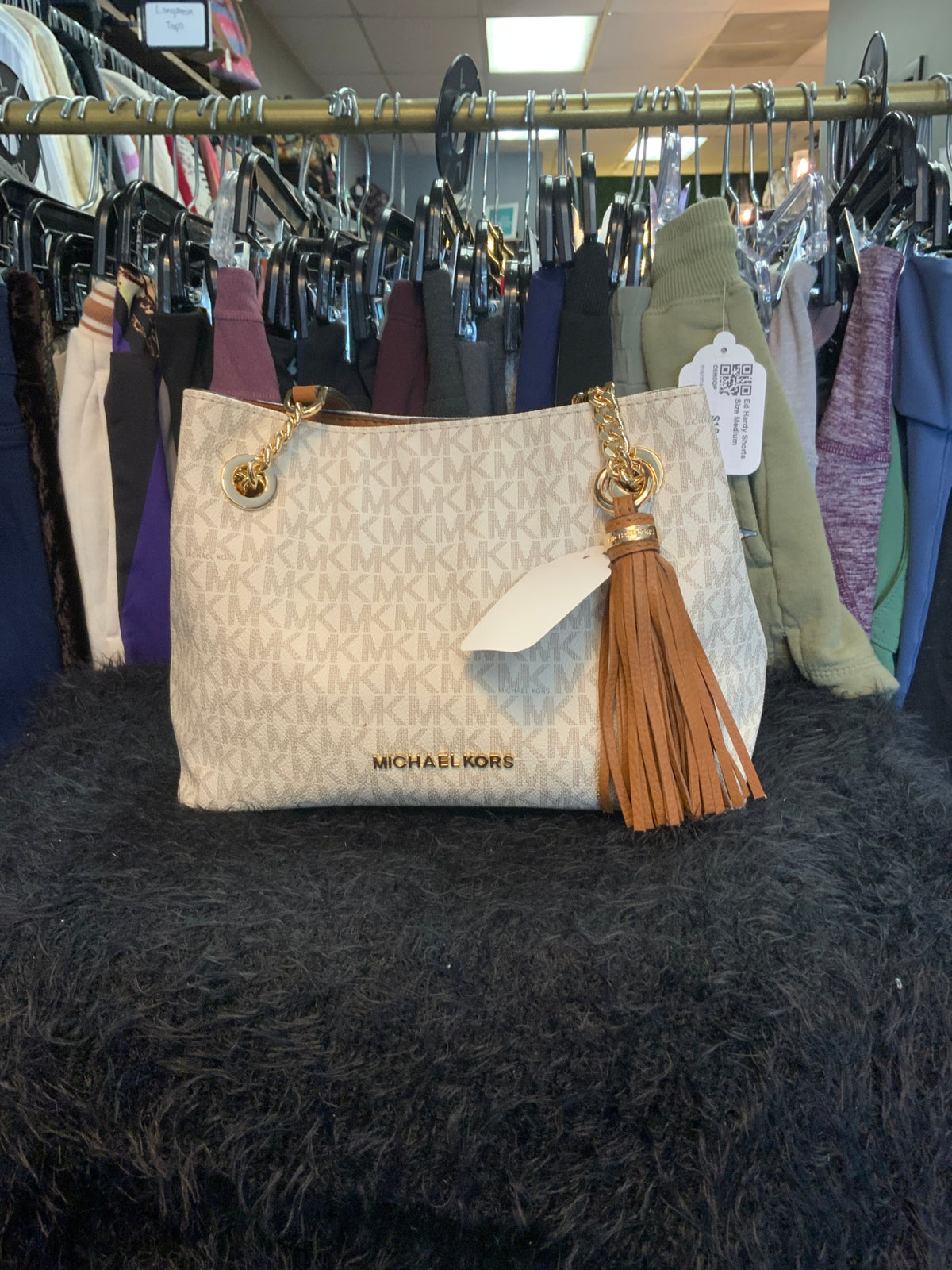 MK Handbag White
