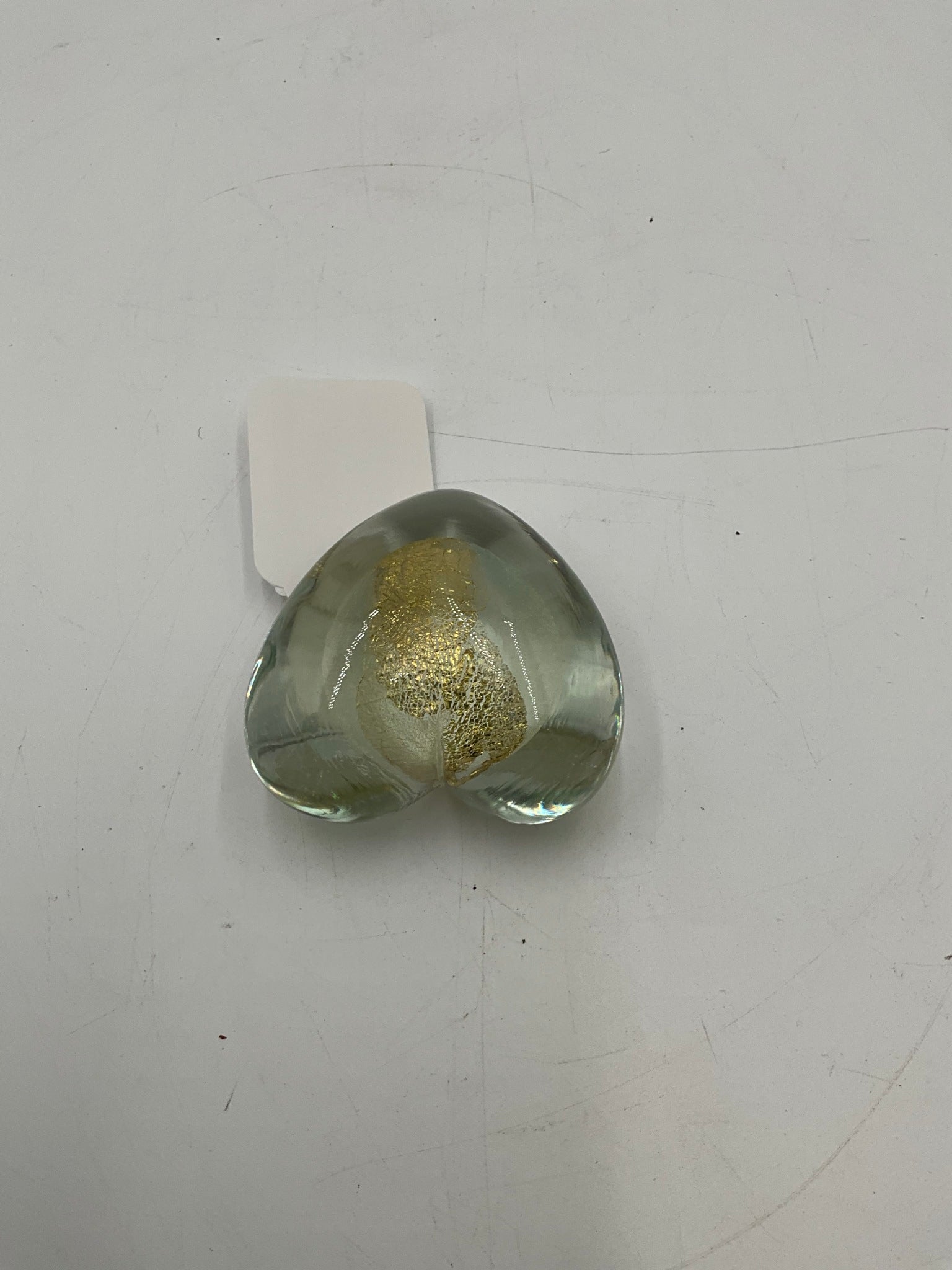 Eickholt Glass Heart Paperweight