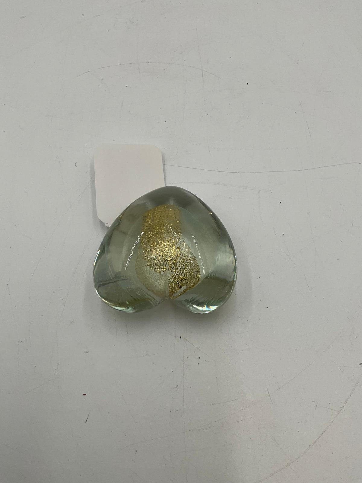 Eickholt Glass Heart Paperweight
