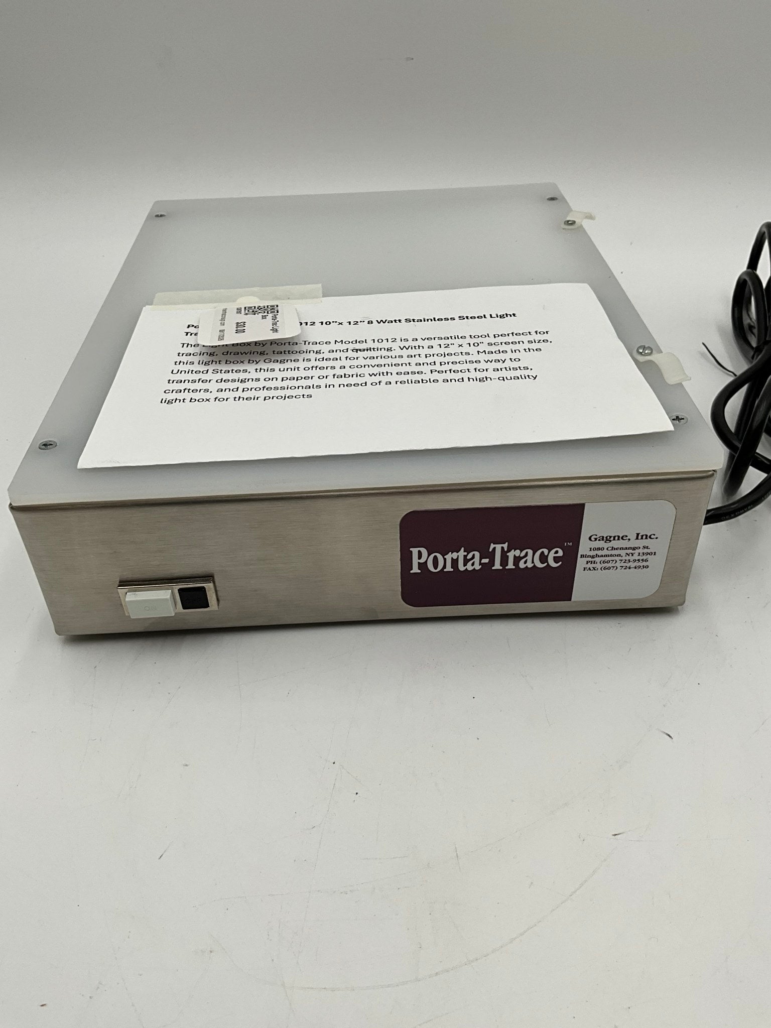 Porta-Trac Light Box