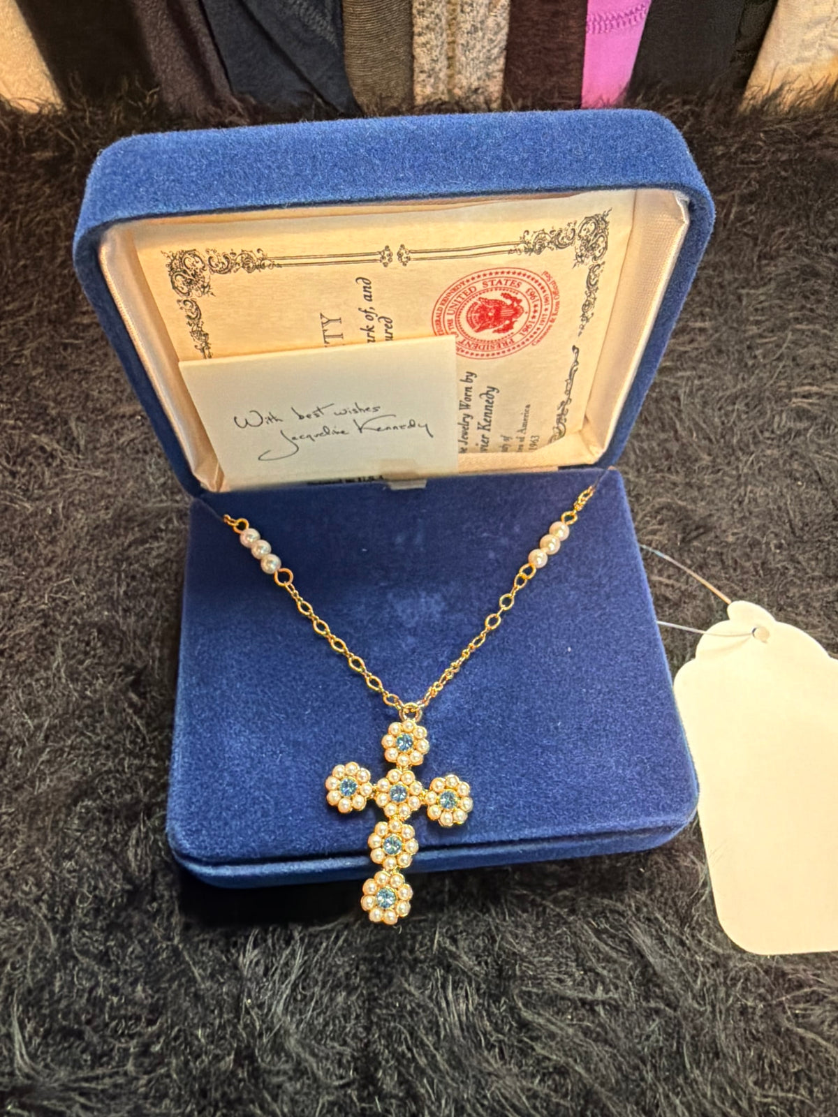 Camrose & Kross Gold Cross Necklace
