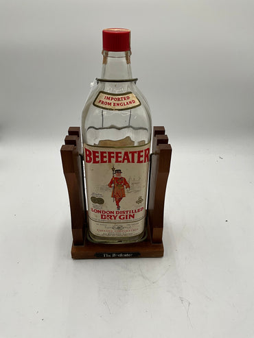 Vtg. Beefeate Dry Gin Bottle