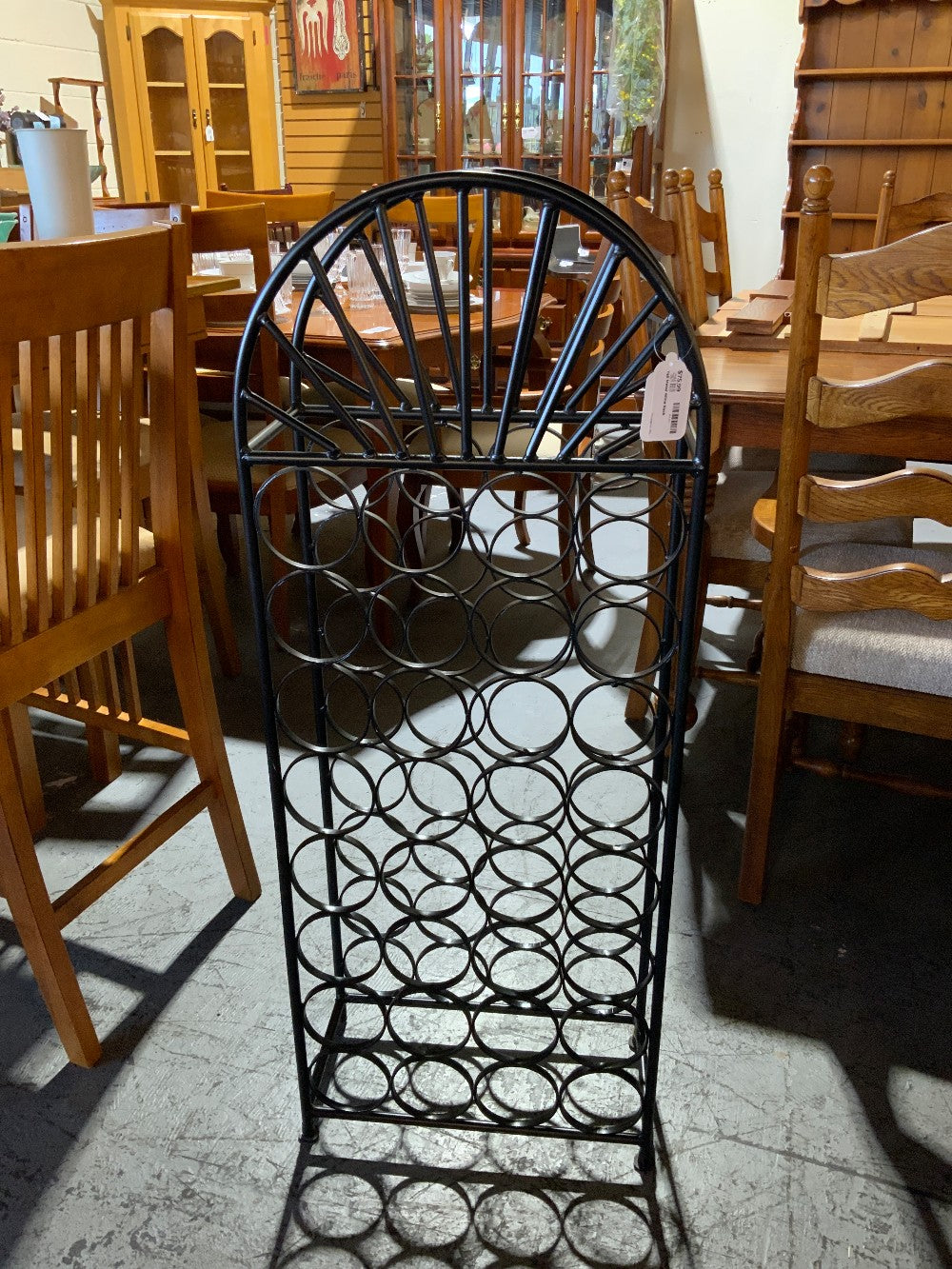 Tall Metal Wine Rack