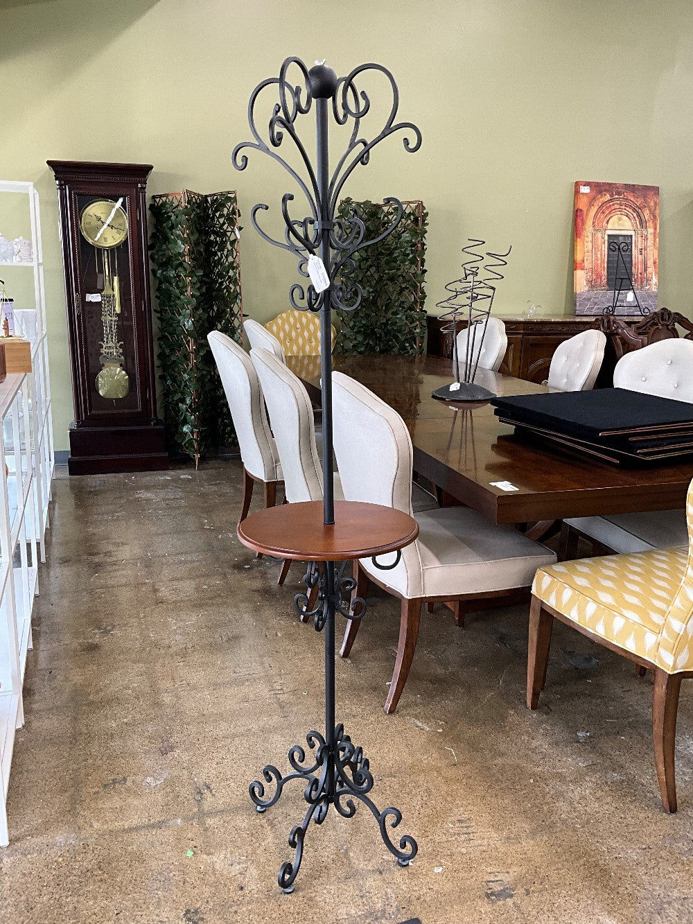 Wood & Metal Coat Tree