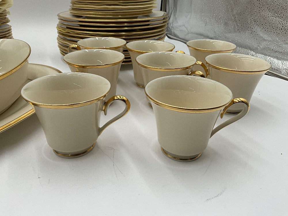 Lenox Eternal 12 Place Setting Dish Set