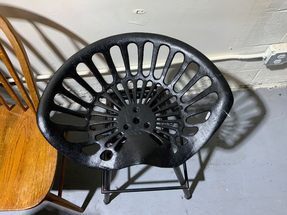 Cast Iron Swirl Stool