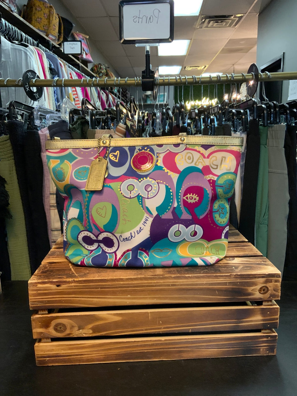 Colorful Coach Purse