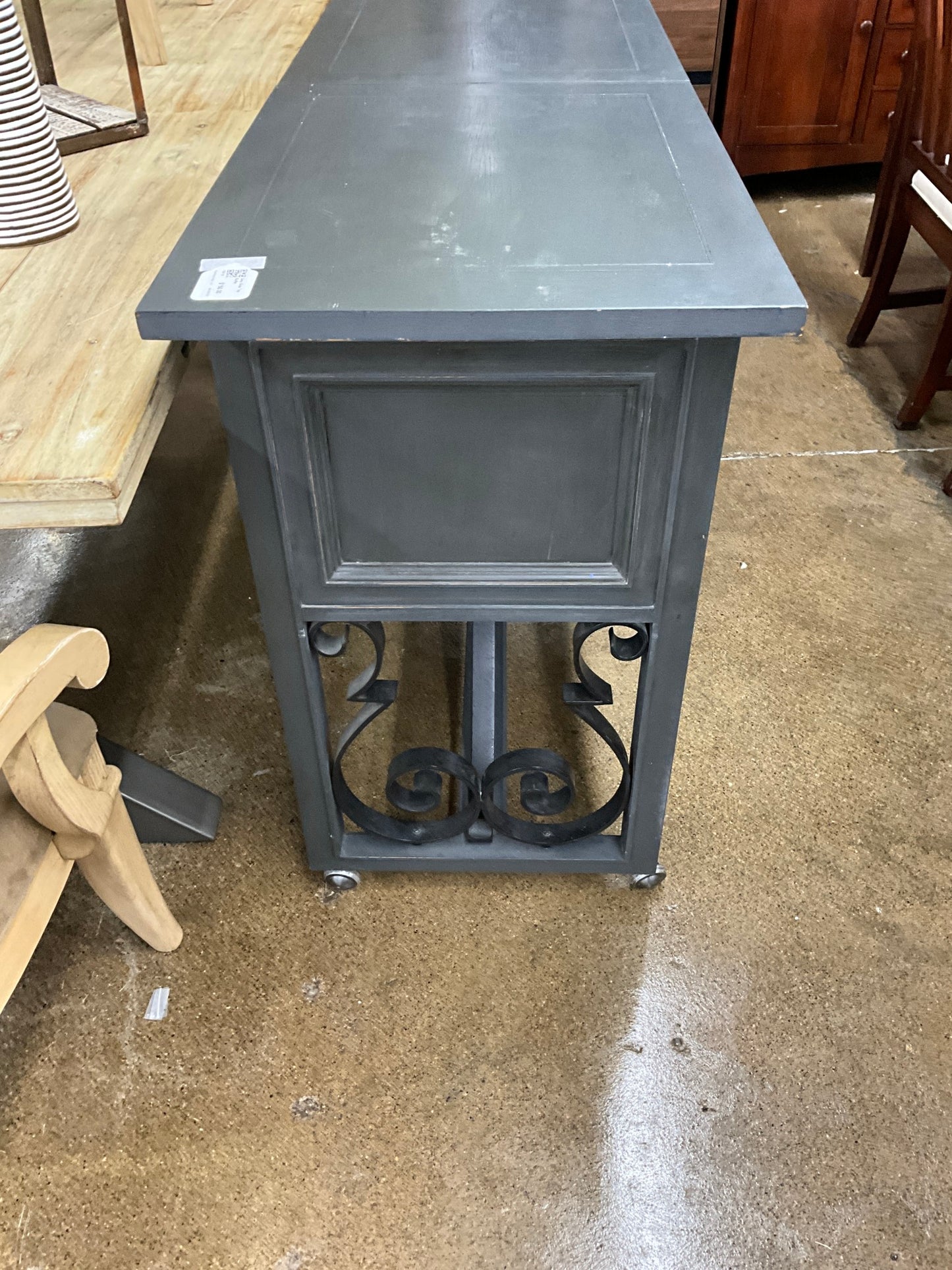 Grey Slide Top Buffet