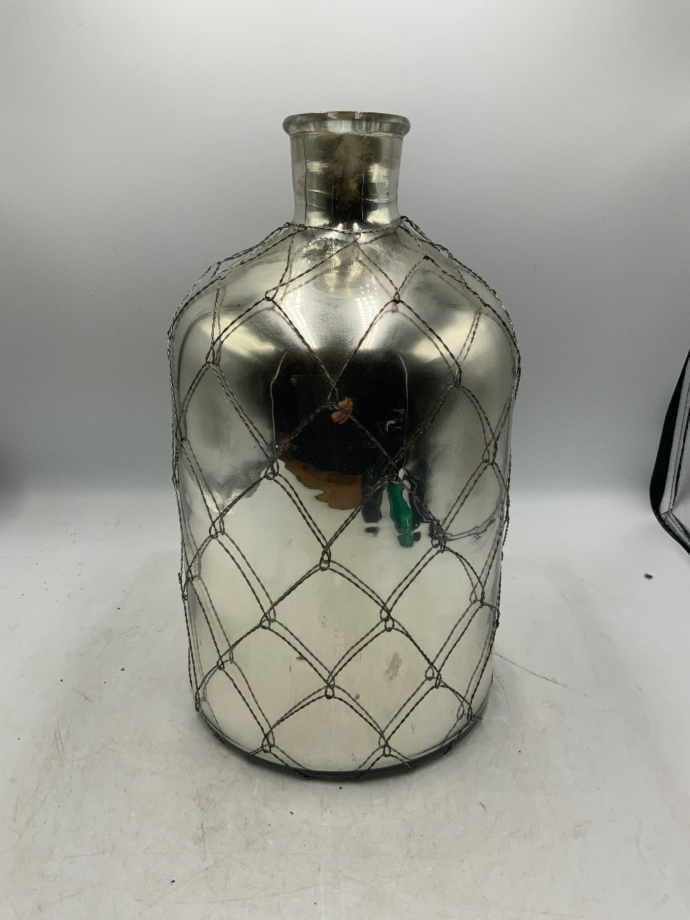 Mercury Glass Large Vase