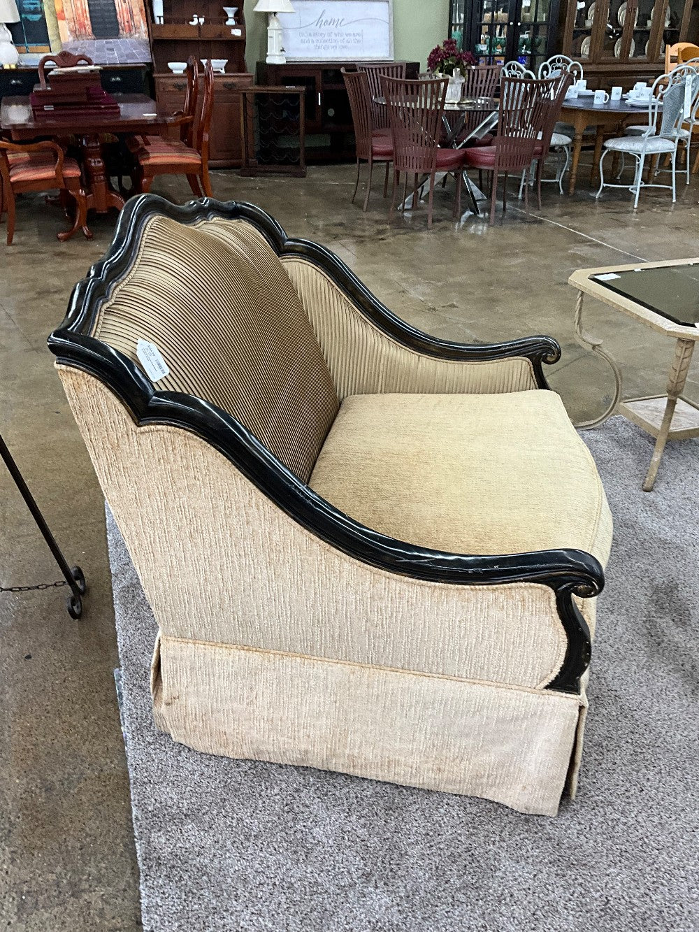 Haverty's Gold Oversized Accent Chair