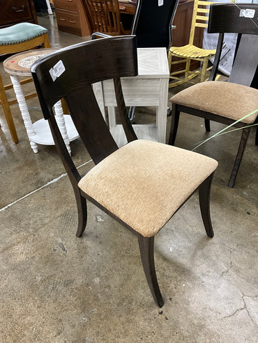 Dark Wood Side Chair