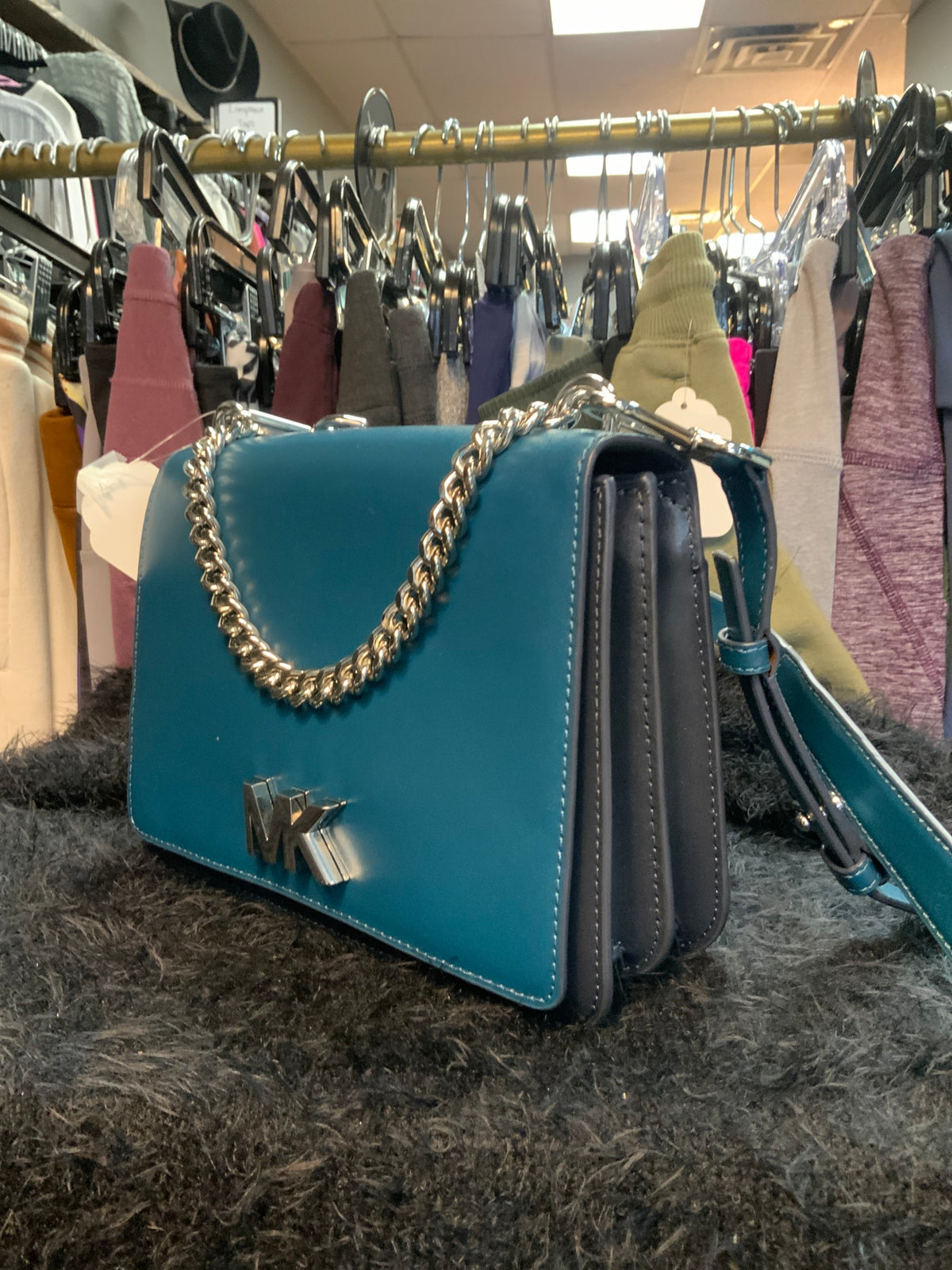 Blue MK Crossbody w/ Duster