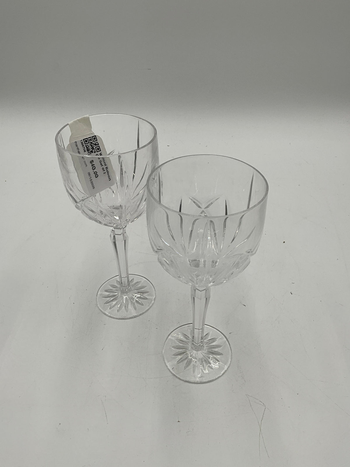 Waterford Balloon Glass Set of 2