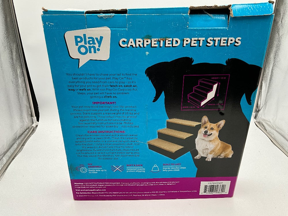 Playon Carpeted Pet Stairs