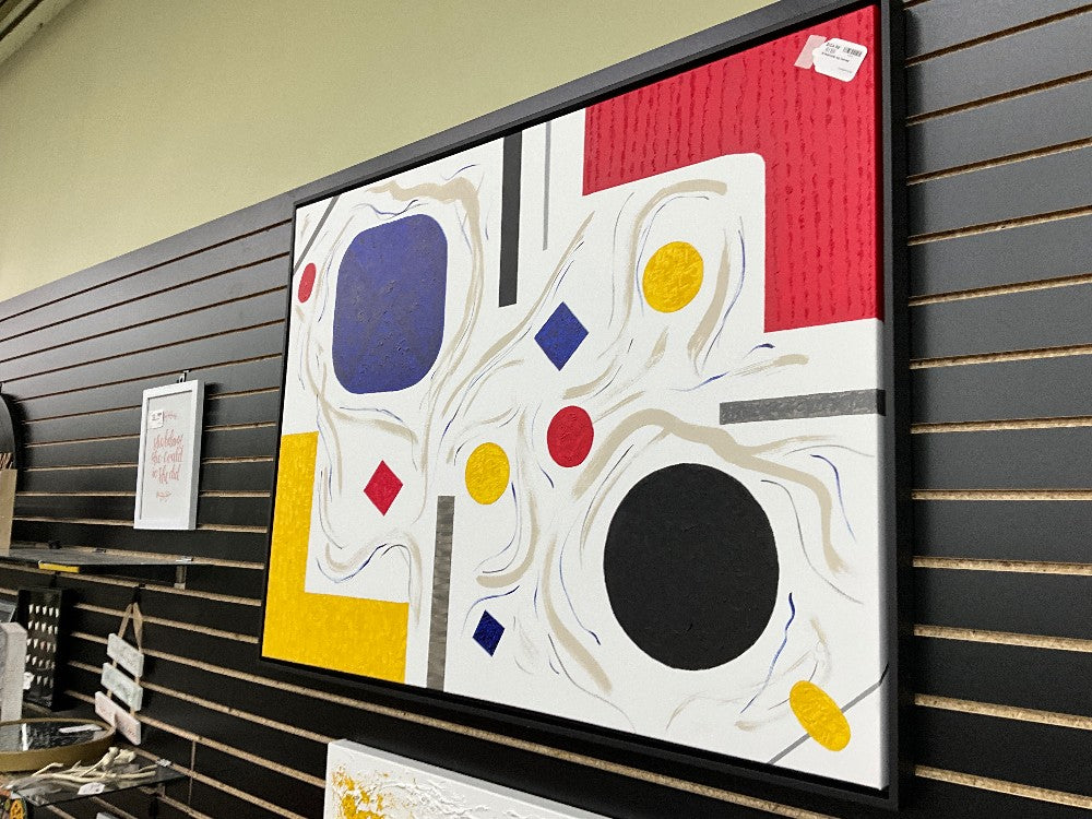 Xl Multicolor Sq. Canvas