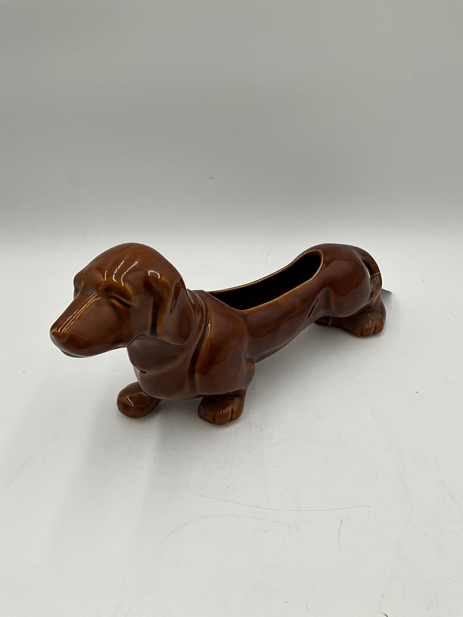 Vtg. Dachshund Planter