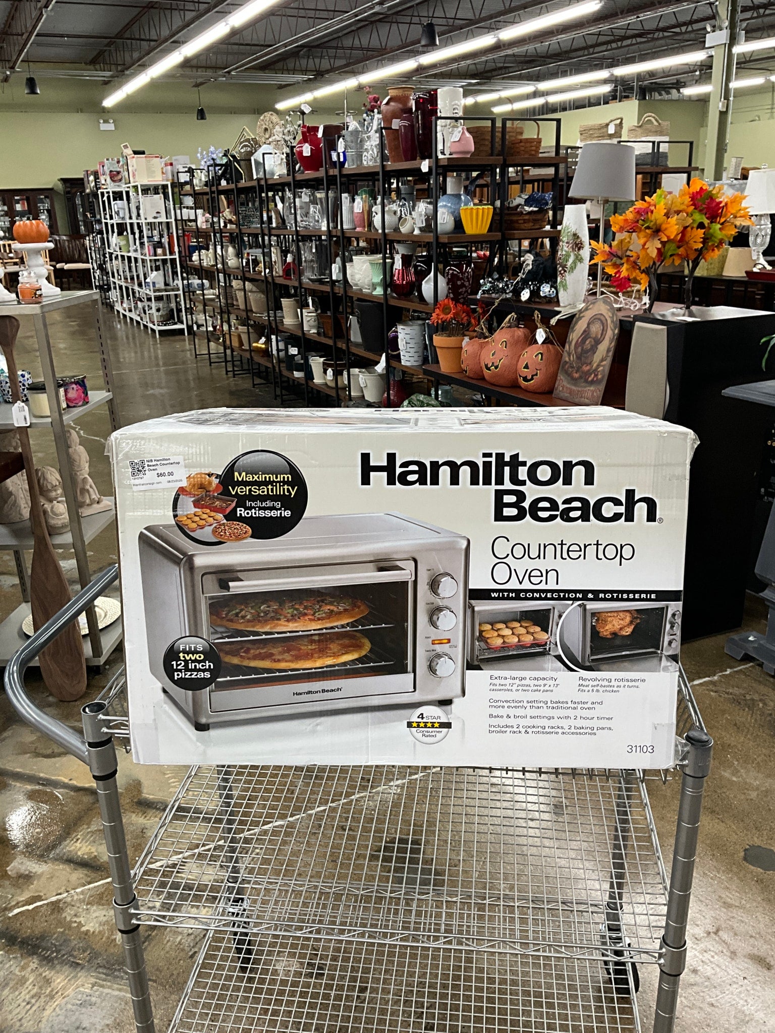 NIB Hamilton Beach Countertop Oven