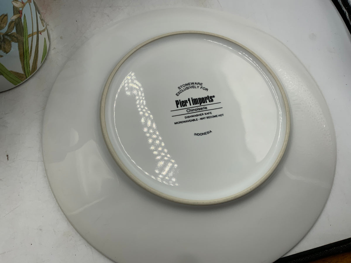 Pier 1 Chinoiserie 24 pc Dish Set