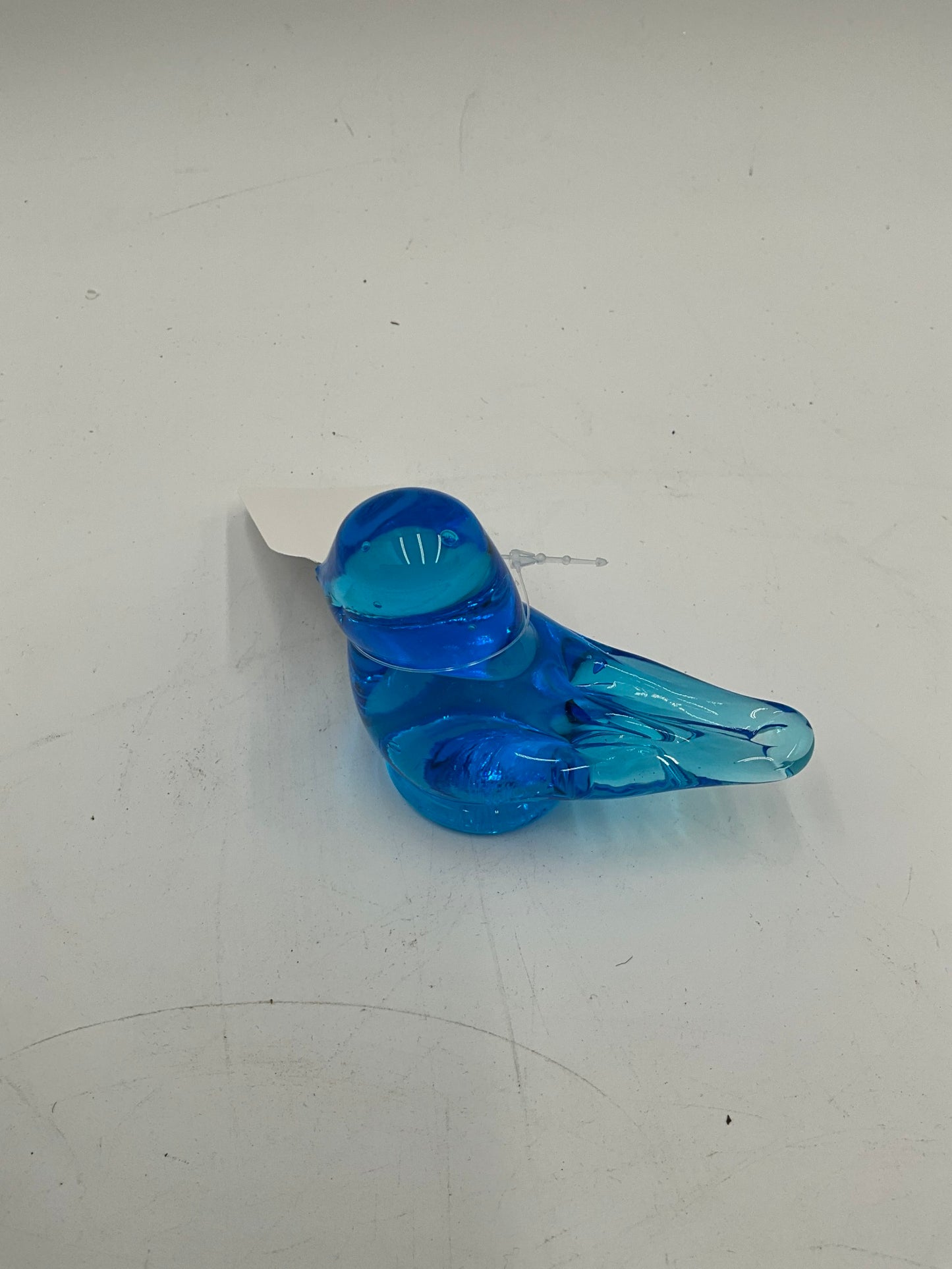 Ron Ray Signed Blue Bird Paper Weight