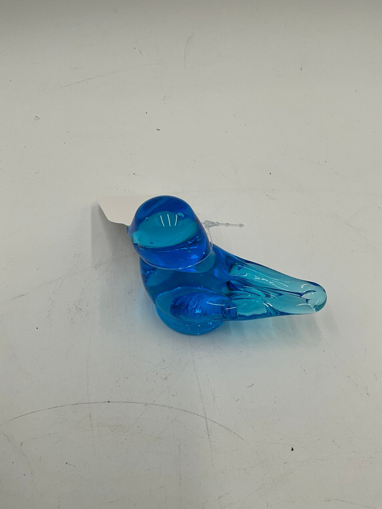 Ron Ray Signed Blue Bird Paper Weight