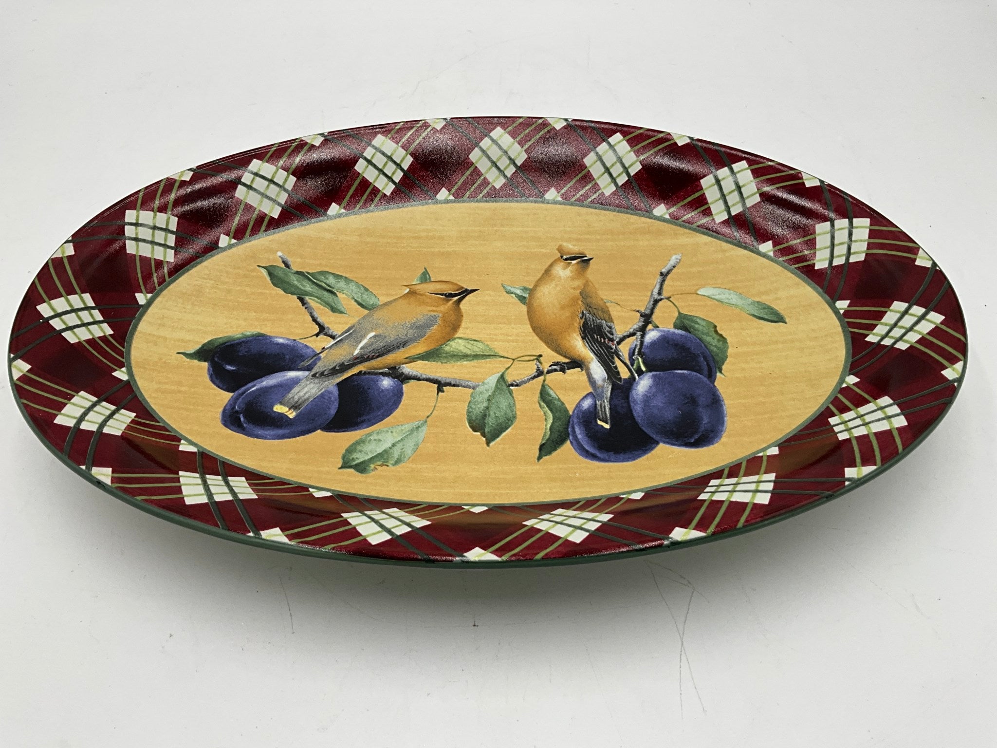 Lenox Winter Greeting Oval Tray