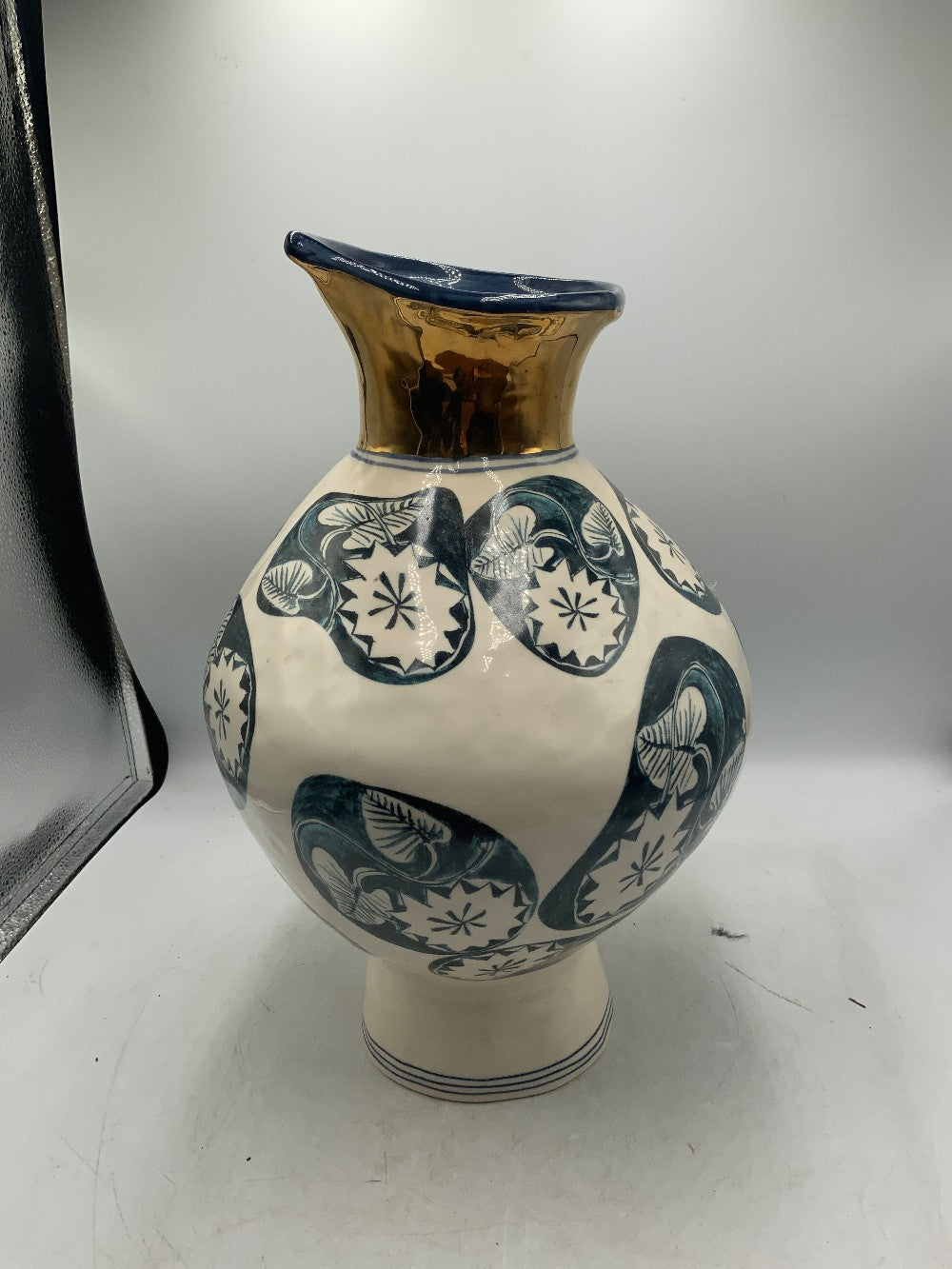 Blue / White Ruan Hoffmann Lg Vase