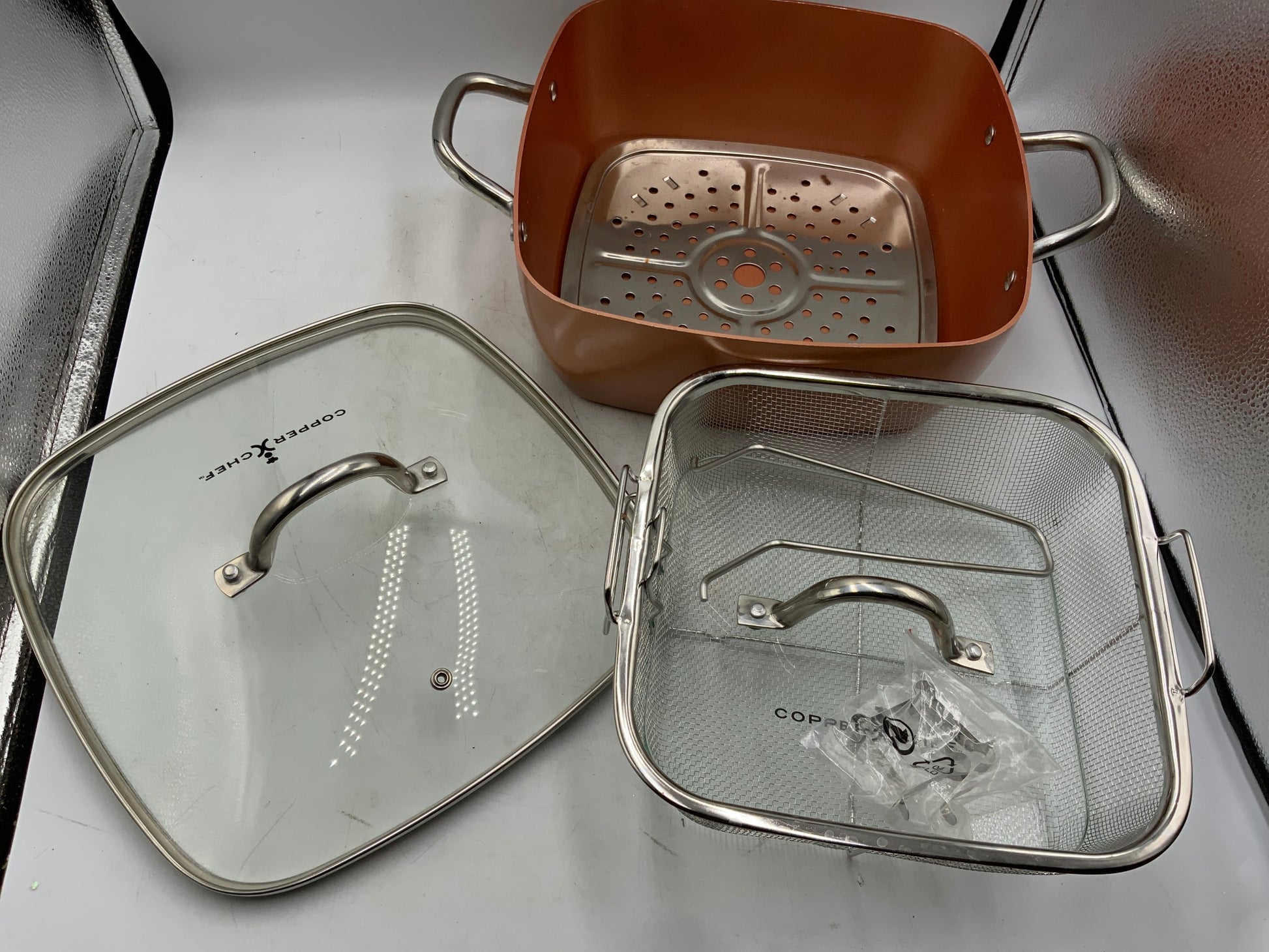 6 pc Copper Chef Pan