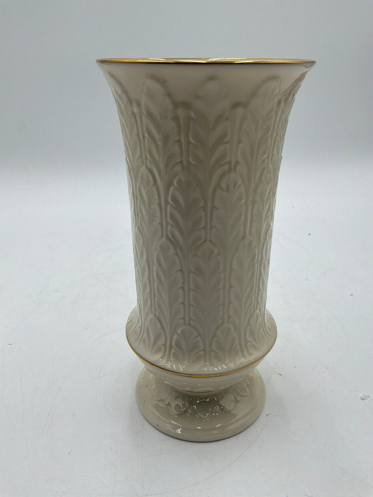 Lenox Autumn Leaf Footed Vase