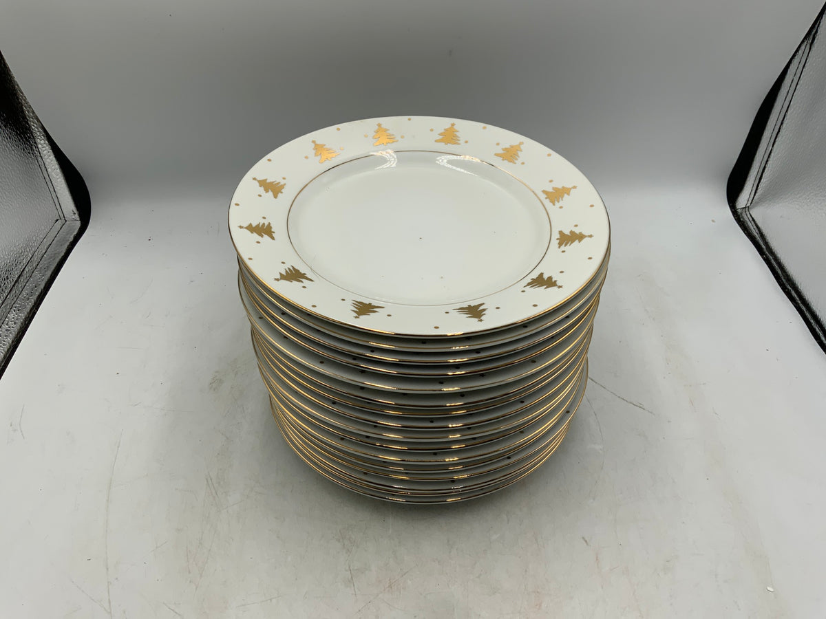 Tienshan Christmas Plates - Set of 16