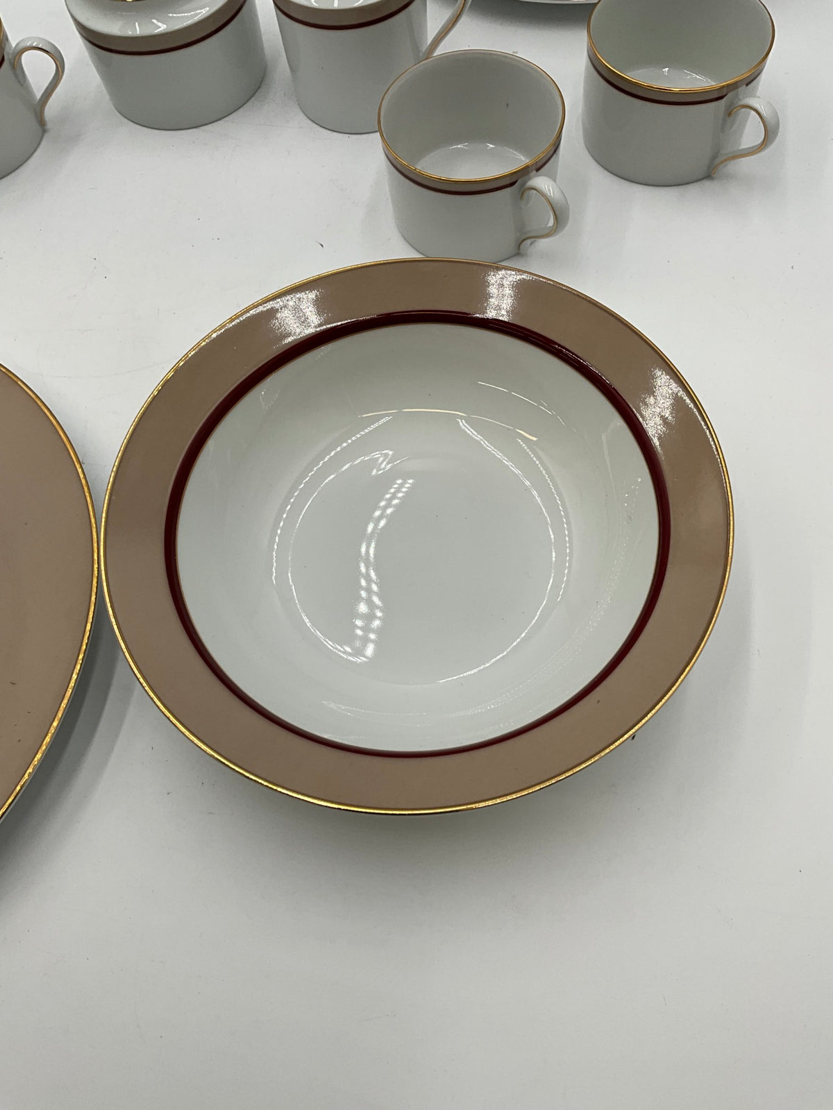 Mikasa Grandeer Taupe Serving Set of 6